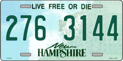 NH license plate 2763144