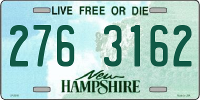 NH license plate 2763162