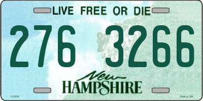 NH license plate 2763266