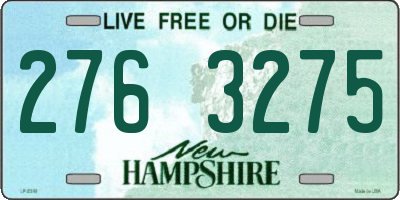 NH license plate 2763275