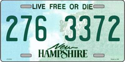 NH license plate 2763372