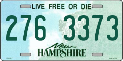 NH license plate 2763373