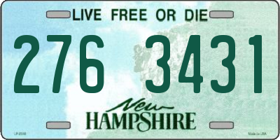 NH license plate 2763431