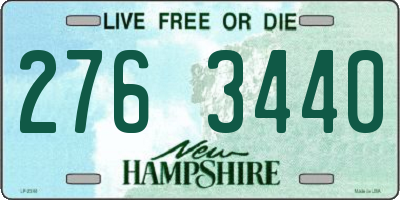 NH license plate 2763440