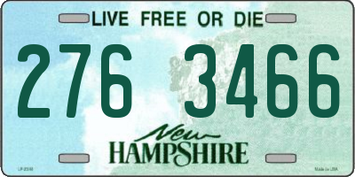 NH license plate 2763466