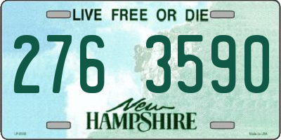 NH license plate 2763590