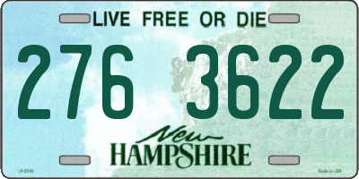NH license plate 2763622