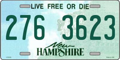 NH license plate 2763623