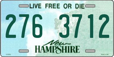 NH license plate 2763712