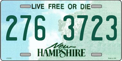 NH license plate 2763723