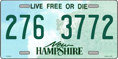 NH license plate 2763772