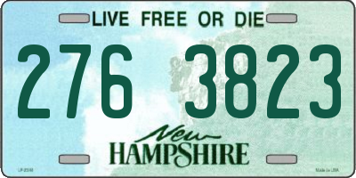 NH license plate 2763823