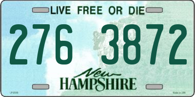 NH license plate 2763872