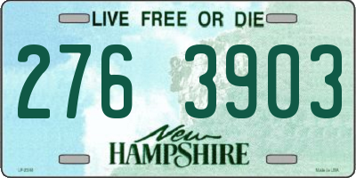 NH license plate 2763903