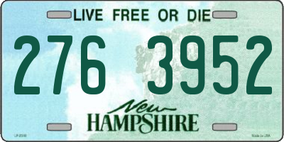 NH license plate 2763952