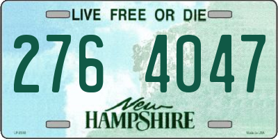 NH license plate 2764047