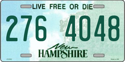 NH license plate 2764048