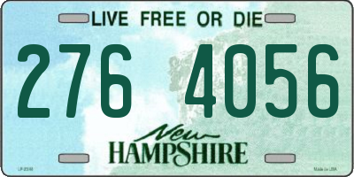 NH license plate 2764056