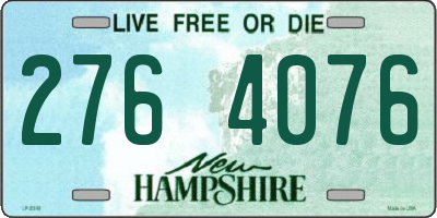 NH license plate 2764076