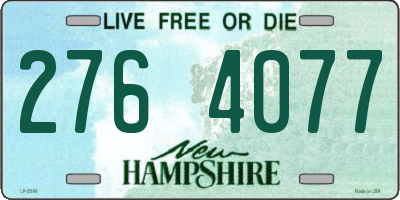 NH license plate 2764077