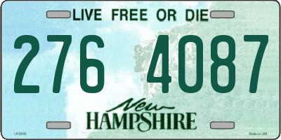 NH license plate 2764087