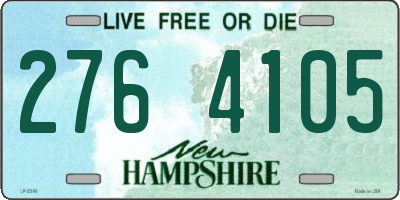 NH license plate 2764105