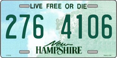 NH license plate 2764106
