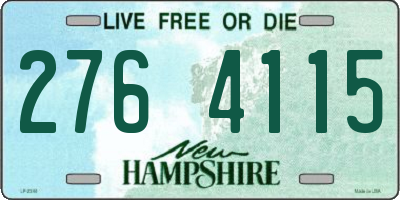 NH license plate 2764115