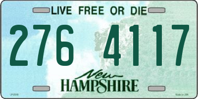 NH license plate 2764117
