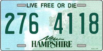 NH license plate 2764118