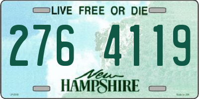 NH license plate 2764119