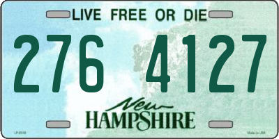 NH license plate 2764127