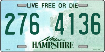 NH license plate 2764136