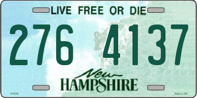 NH license plate 2764137