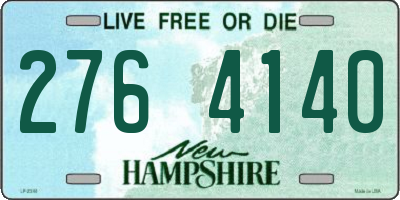 NH license plate 2764140