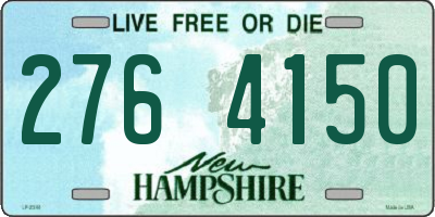 NH license plate 2764150