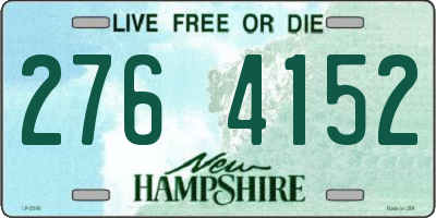 NH license plate 2764152