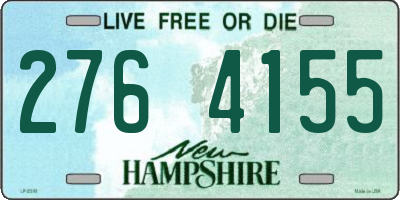 NH license plate 2764155
