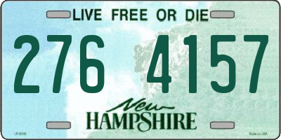 NH license plate 2764157