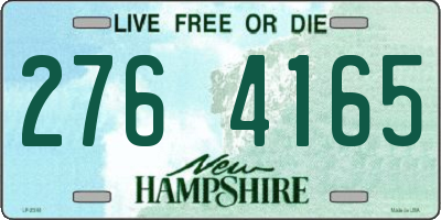 NH license plate 2764165