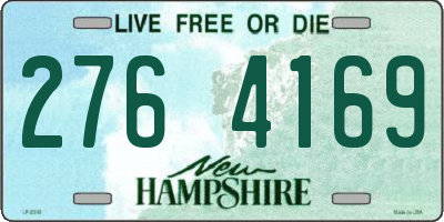 NH license plate 2764169
