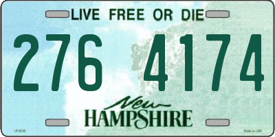 NH license plate 2764174