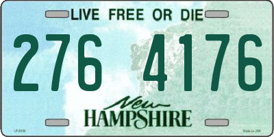 NH license plate 2764176