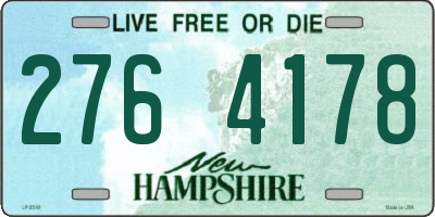 NH license plate 2764178