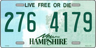 NH license plate 2764179