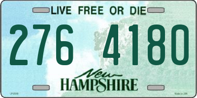 NH license plate 2764180