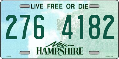 NH license plate 2764182