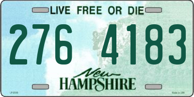 NH license plate 2764183
