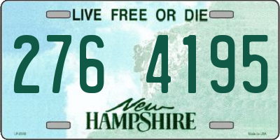 NH license plate 2764195