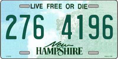 NH license plate 2764196